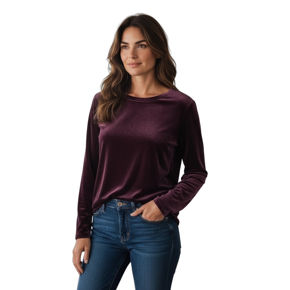 NWT Eileen Fisher‎ Women's Velvet Top